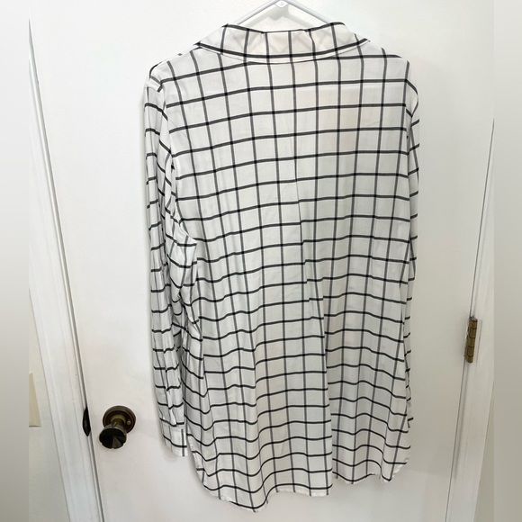 Calvin Klein Plaid Button Down - Picture 4 of 5